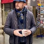 Brendan outside of a coffee shop Dublin